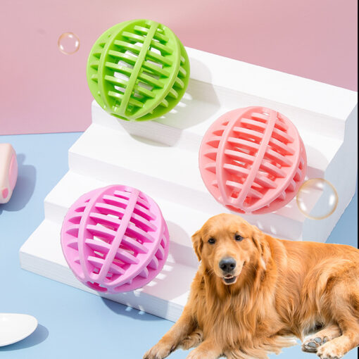 Interactive Pet Chewing Ball Slow Food Feeder Toys