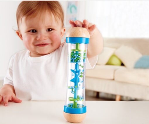 Hape Beaded Raindrops Rainmaker Toddler Musical Toy