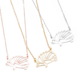 Cute Little Hedgehog Clavicle Chain Pendant Necklace