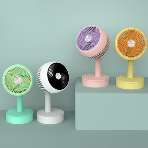 Portable Candy-colored Mini USB Charging Desktop Fan