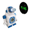 Smart Cartoon Luminous Space Robot Projection Clock