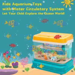 Electric Magnetic Music Fish Tank Aquarium Fishing Toy