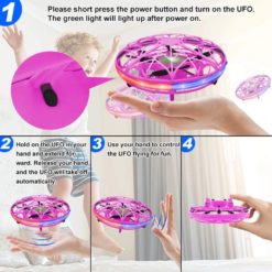 RC Infrared Hand Controlled UFO Flying Helicopter Toys