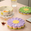 Cute Silicone Daisy Flower Insulation Kitchen Cup Mat