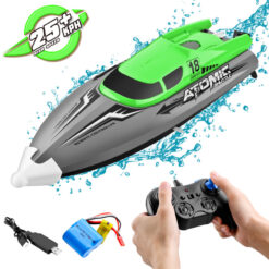 Wireless RC Double Motor High-Speed Racing Boat Toy