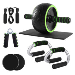 Indoor Home Fitness AB Wheel Roller Training Device