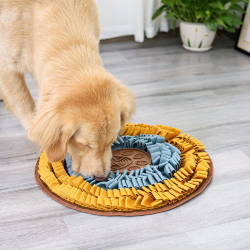 Bite Resistant Pet Sniffing Treat Feeding Puzzle Mat