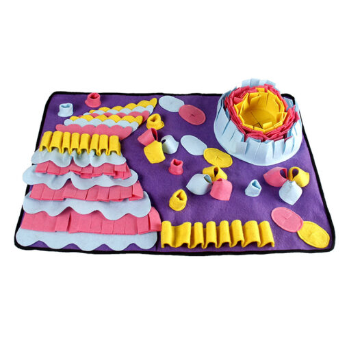 Pet Sniffing Mat Find Food Training Blanket Play Toys