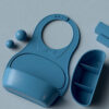 Adjustable Waterproof Silicone Baby Feeding Bibs