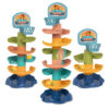 Rotating Tower Slide Tabletop Assembling Game Toy