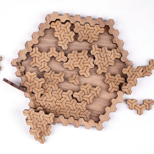 Wooden Impossible Jigsaw Puzzle Board Games Toy
