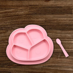 Silicone Cloud-shaped Baby Tableware Dinner Plate