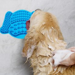 Silicone Dog Slow Food Feeder Lick Plate Treat Mat