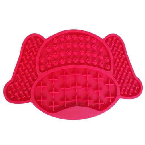 Silicone Dog Slow Food Feeder Lick Plate Treat Mat