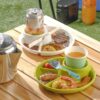 Portable Household Barbecue Picnic Dinner Plate Tray