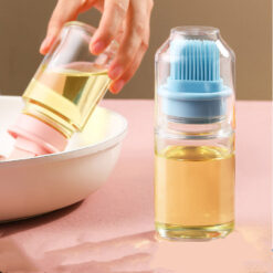 Portable Silicone Kitchen BBQ Liquid Oil Bottle Brush