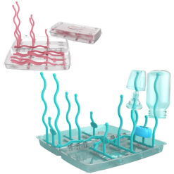 Portable Baby Bottle Feeding Draining Storage Rack