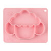 Non-slip Silicone Baby Food Dinner Feeder Plate Bowl