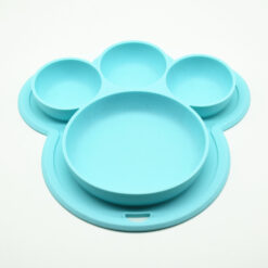 Silicone Bear's Paw Children's Feeding Dinner Plate