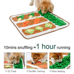 Interactive Pet Slow Dispensing Feeder Sniffing Mat