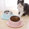 Stainless Steel Non-Slip Hat-Shaped Cat Food Bowl