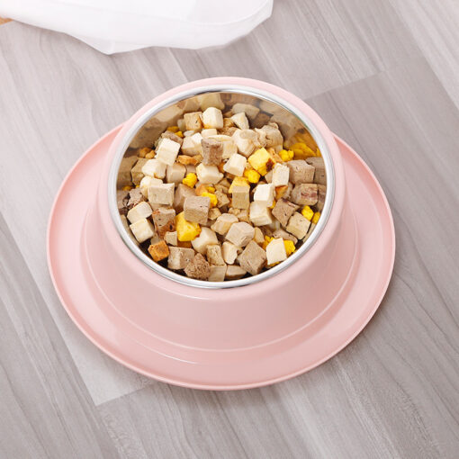 Stainless Steel Non-Slip Hat-Shaped Cat Food Bowl