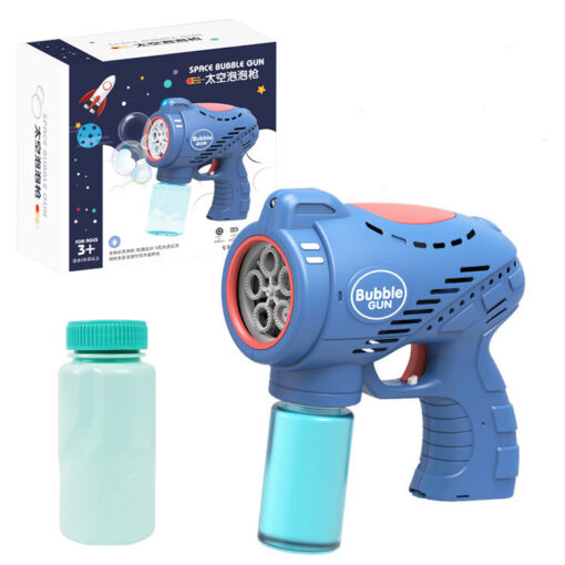 Automatic Electric Five-Hole Bubble Gun Machine Toy