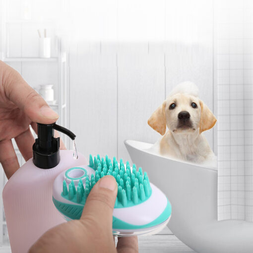 Soft Silicone Pet Hair Grooming Bath Massage Brush