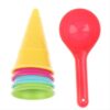 Outdoor Spoon Ice Cream Cone Mold Digging Beach Toys