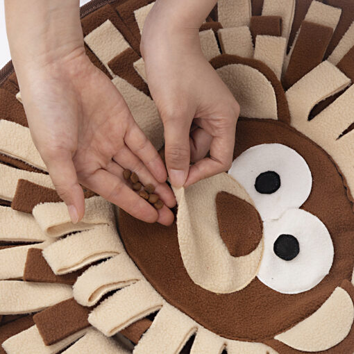 Interactive Monkey Pet Puzzle Snuffle Feeding Mats