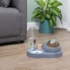 Stainless Steel Automatic Double Pet Food Drinker Bowl