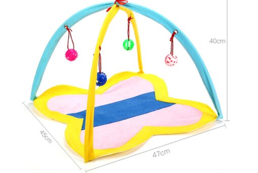 Funny Collapsible Cat Furniture Tent Teaser Bell Ball Toy