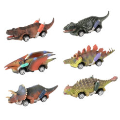 Mini Monster Truck Dinosaur Model Pullback Racing Toys