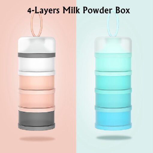 Portable Stackable Baby Powder Formula Container