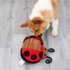 Interactive Ladybug Slow Food Eating Sniffing Pet Toys