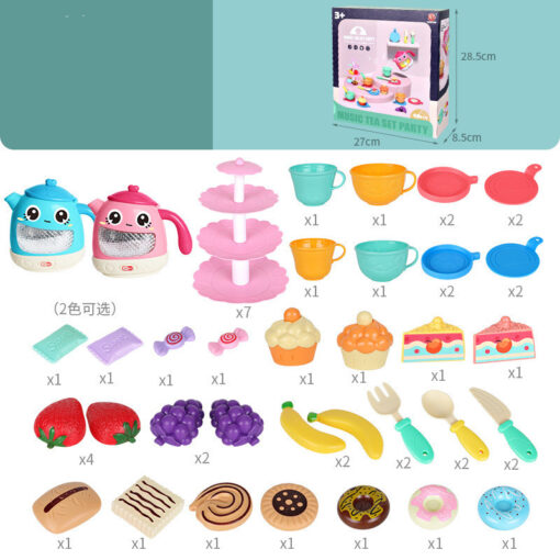 Simulation Food Tableware Pretend Play Kitchen Toy