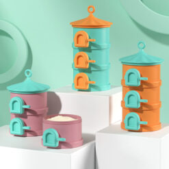 Portable Stackable Food Storage Containers Dispenser