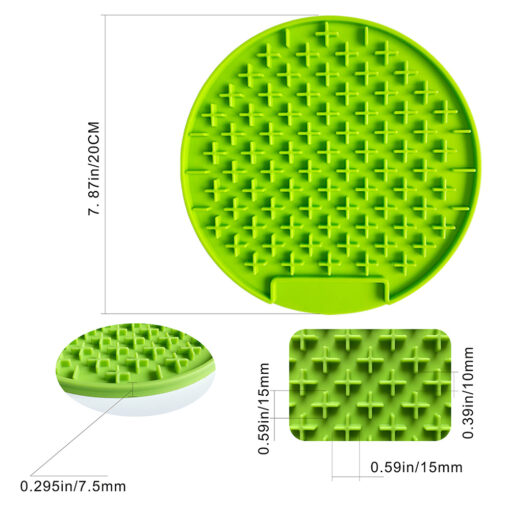 Silicone Suction Cup Pet Slow Food Feeder Licking Pad