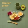 Silicone Non-slip Baby Tableware Plate Feeding Bowl
