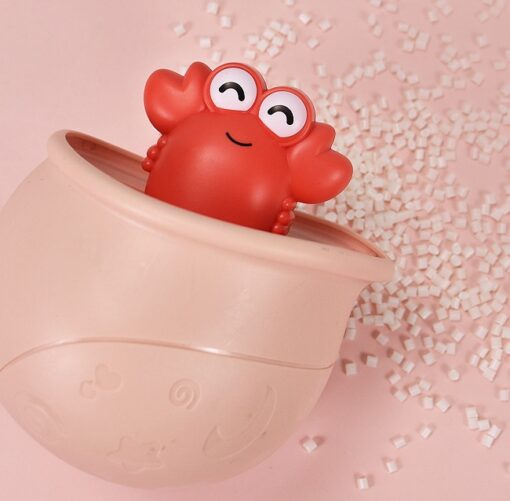 Cartoon Animal Bathing Splashing Crabs Wind-Up Toy - Image 4