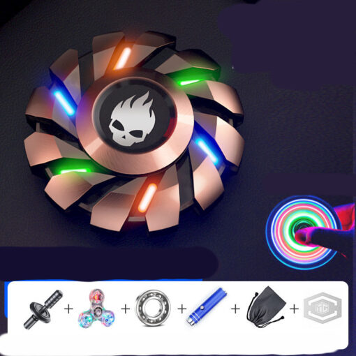 Luminous Mechanical Gear Shape Fidget Spinners Toys