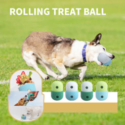 2 In 1 Silicone Pet Food Leakage Dispensing Ball Toy