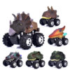 Children's Mini Cartoon Inertial Dinosaur Car Model Toy