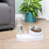 Stainless Steel Automatic Double Pet Food Drinker Bowl
