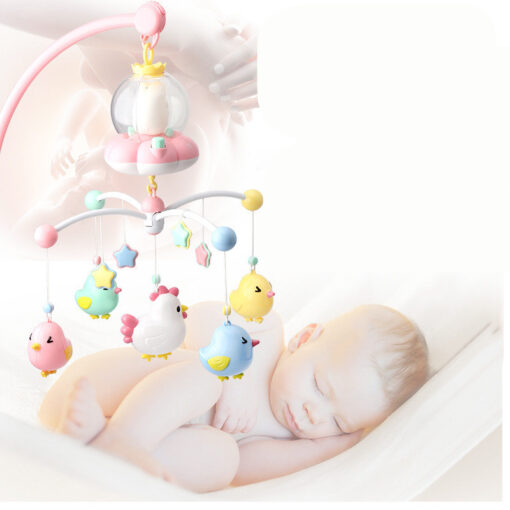 Baby Rattles Crib Night Light Music Sleeping Bed Toy