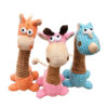 Interactive Giraffe Plush Dog Chew Bite Squeaky Toy