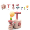 Inflatable Dinosaur Shape Balloon Car Launcher Toy