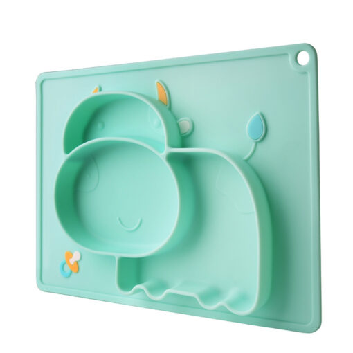 Creative Cartoon Cow Silicone Children's Dinner Plate