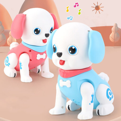 Electric Cartoon Walking Singing Robot Dog Baby Toy