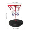 Portable Floating Basketball Hoop Pool Game Toy